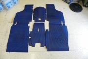 TAPPETO FIAT 850 SU MISURA COLORE BLU TIPO VELLUTO