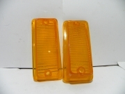 COPPIA TRASPARENTI-PLASTICHE FIAT 126 COLORE GIALLO