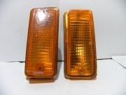 COPPIA FANALINI FIAT 126 ANTERIORE COLORE GIALLO COMPLETI
