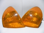 COPPIA FANALI BMW SERIE 3 E46 BERLINA-TOURING ANTERIORE COLORE GIALLO COMPLETI
