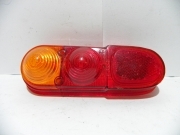TRASPARENTE-PLASTICA POSTERIORE RENAULT 4 FURGONETTE LATO DESTRO ROSSO