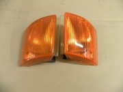 COPPIA FANALI FORD TRANSIT DAL 10 - 1985 AL 07 - 1991 ANTERIORE COLORE ARANCIO
