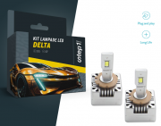 KIT LED D2S CON VENTOLA 40W 4000LM 6000K DELTA