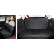 COPRISEDILE FIAT 500 DAL 2007 IN POI 3 PORTE COLORE CREMA â PIOMBO SERIE COMPLETA