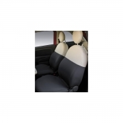 COPRISEDILE FIAT 500 DAL 2007 IN POI 3 PORTE COLORE CREMA â PIOMBO COPPIA ANTERIORE