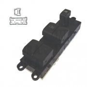 PULSANTIERA ALZAVETRO ALZACRSTALLO  NISSAN X TRAIL SINISTRO LATO GUIDA 13 3 FILI ANTERIORE
