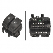 PULSANTIERA ALZAVETRO ALZACRSTALLO  RENAULT SCENIC II 10 FILI ANTERIORE 2 PULSANTI